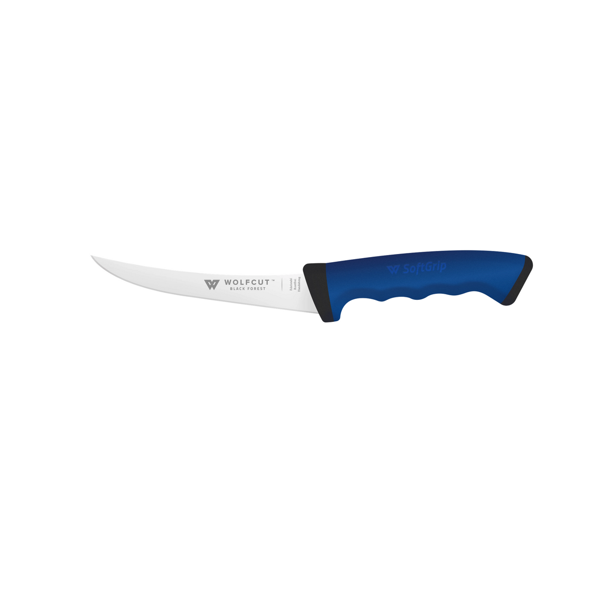 WOLFCUT SoftGrip BLUE-Serie - Ausbeinmesser 13 cm gebogene flex Klinge