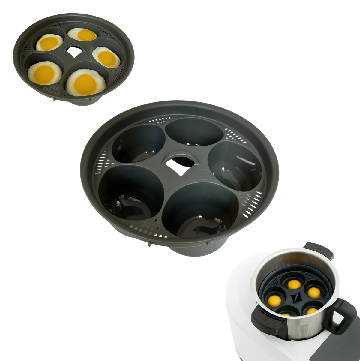 Eierkocher für 5 Eier kompatibel mit Monsieur Cuisine Smart