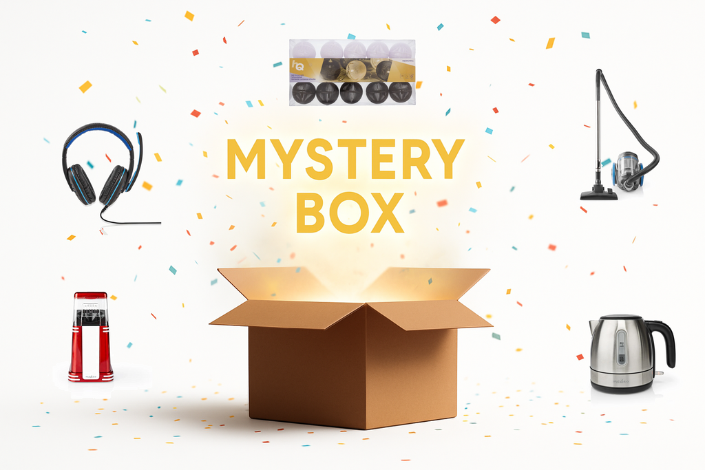Gemischte-Mysterybox S/M/L/XL auswählbar – Überraschungspaket mit ein Überraschungspaket für Haushalt, Garten, Küche und Elektronik