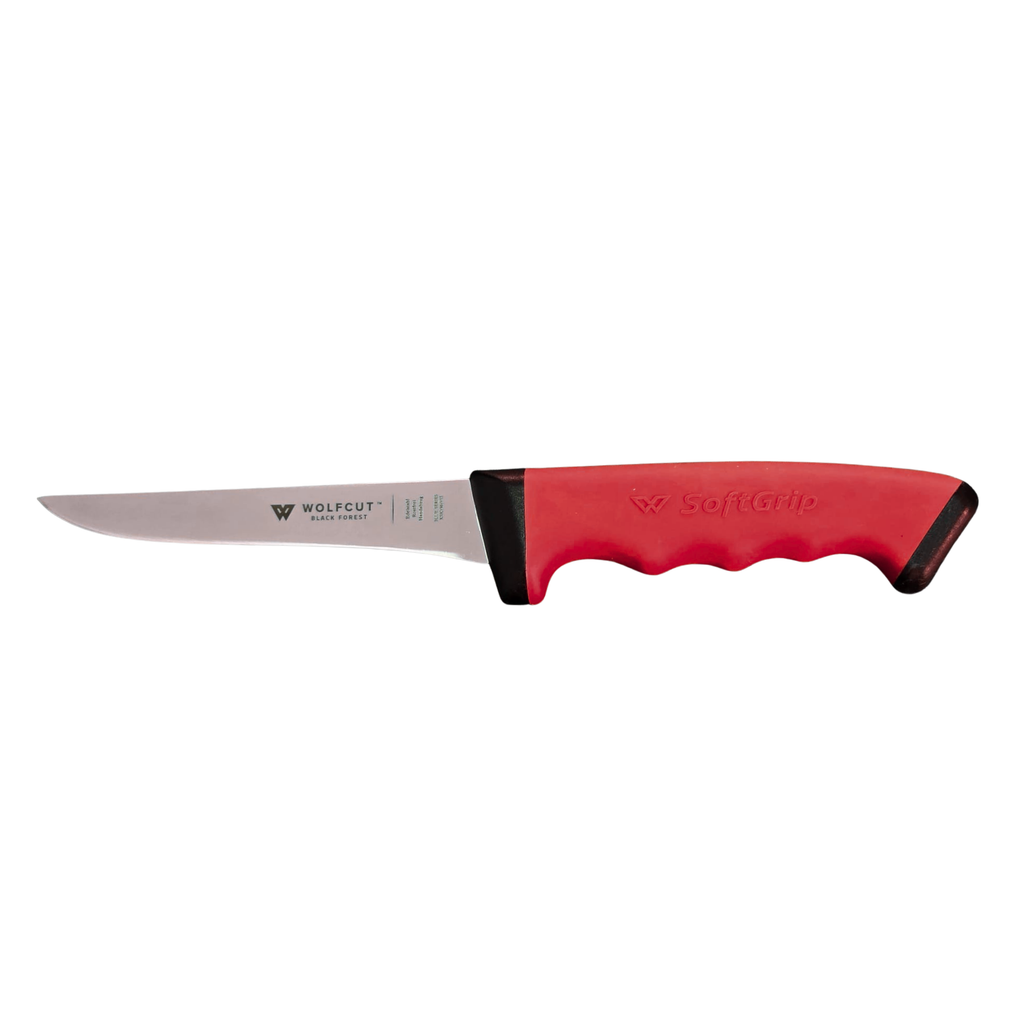 WOLFCUT SoftGrip RED-Serie - Ausbeinmesser 13 cm Klinge